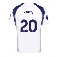 Tottenham Hotspur Mohammed Kudus #20 Domáci futbalový dres 2025-26 Krátky Rukáv
